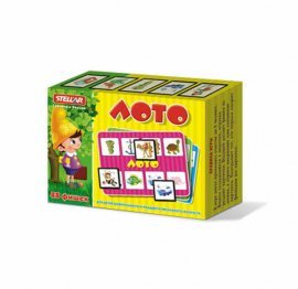 Лото, 6 карточек, 48 фишек 00901 СТЕЛЛАР