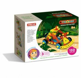 Конструктор  "Техно" Джип 150 деталей 02030 СТЕЛЛАР