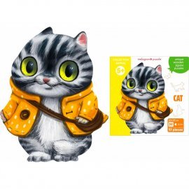 Пазл деревянный Collection ANIMALS "Кошечка принцесса" 60 деталей MPZCAN42-M МELOGRANO