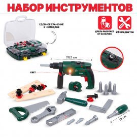 Набор инструментов с дрелью со световыми эффектами G245 TONGDE