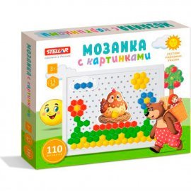 Мозаика с картинками (13/110) "Русские народные сказки" 01091 СТЕЛЛАР