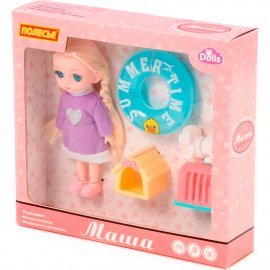Кукла 16 см "Маша" на море + аксессуары 4 элемента №2 03366 ПОЛЕСЬЕ