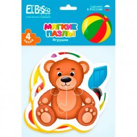 Мягкий пазл "Игрушки" ET02-006 El’BascoKids