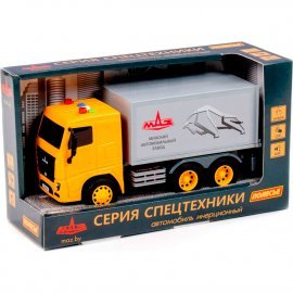 Автомобиль-фургон инерционный "МАЗ" со светом и звуком 94131 /Полесье/