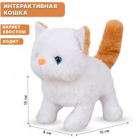 Кошка со звуковыми эффектами 14см МС-1054 TONGDE