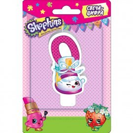 Свеча цифра "0" Shopkins