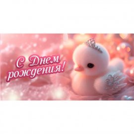 KD00000377 Конверт для денег "С Днем рождения!"