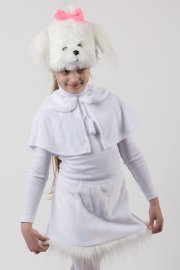 Карнавальный костюм Болонка  плюш