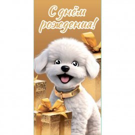 KD00000375 Конверт для денег "С Днем рождения!"