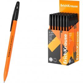 Ручка шариковая ErichKrause R-301 Stick Orange 0.7, цвет чернил черный (в коробке по 50 шт.) 43195