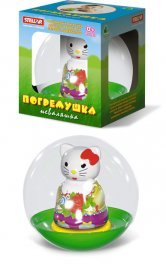 Погремушка-неваляшка "Кошечка" 11 см 01591 СТЕЛЛАР