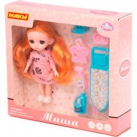 Кукла "Маша" (16 см) дома + аксессуары (6 элементов) 03335 ПОЛЕСЬЕ