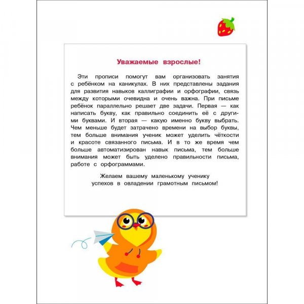Прописи на каникулы с заданиями по орфографии.4 класс 12896