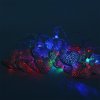 Гирлянда электрическая Сердечки для улицы 28 LED цветное свечение 1 режим прозрачный провод 4 м 220 В /Tongde/