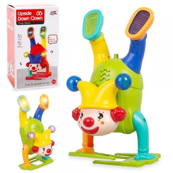 Игрушка Клоун со звуковыми и световыми эффектами 21см 663B TONGDE