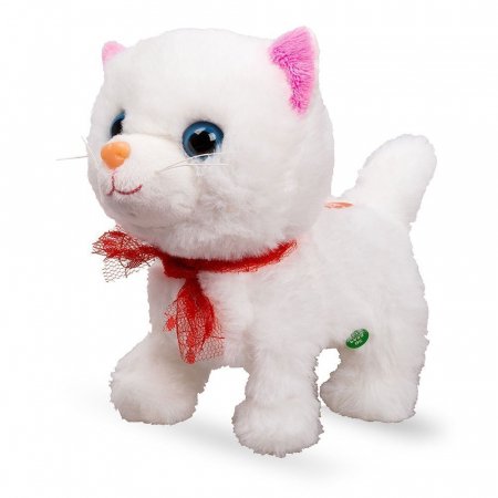 Кошка  со звуковыми эффектами 15 см CL1644ABC TONGDE