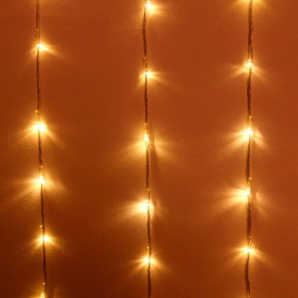 Гирлянда для дома 2,5м 360 ламп LED, пр.пров,8 реж, белый
