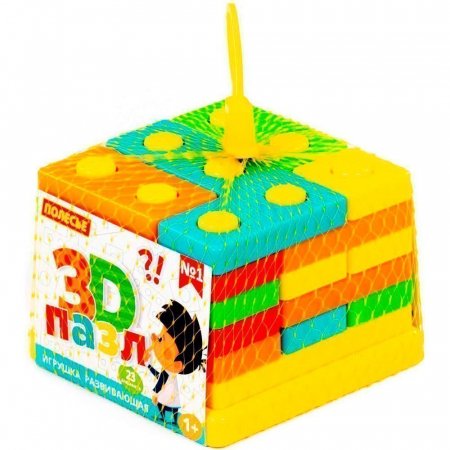 Игрушка развивающая 3D пазл №1, 23 элемента 93646  ПОЛЕСЬЕ