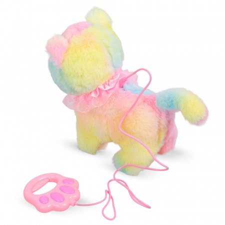 Кошка с поводком со звуковыми эффектами 23см 933-29E TONGDE