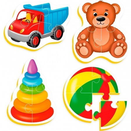 Мягкий пазл "Игрушки" ET02-006 El’BascoKids
