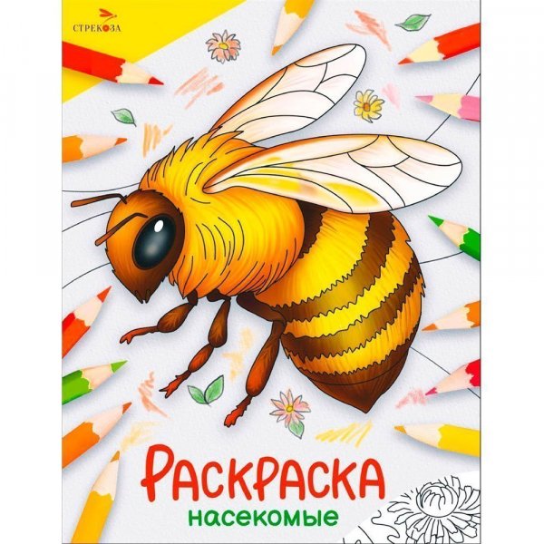 Окружающий мир. Раскраска. Насекомые 12547