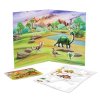 Игра настольная магнитная Динозавры 33х48 см 8360 Hurricane