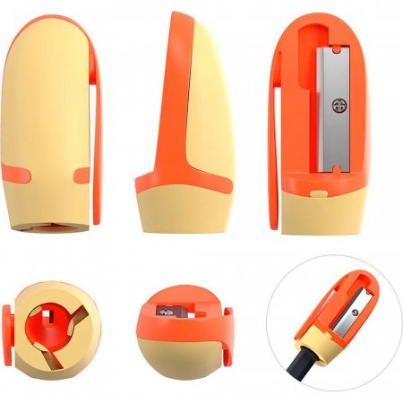Точилка пластиковая ErichKrause JOY®, ассорти (в тубусе по 48 шт) 21825
