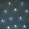 Гирлянда электрическая Занавес для помещения 120 LED белое свечение 8 режимов 12 нитей прозрачный провод 120*100 см 220 В /Tongde/