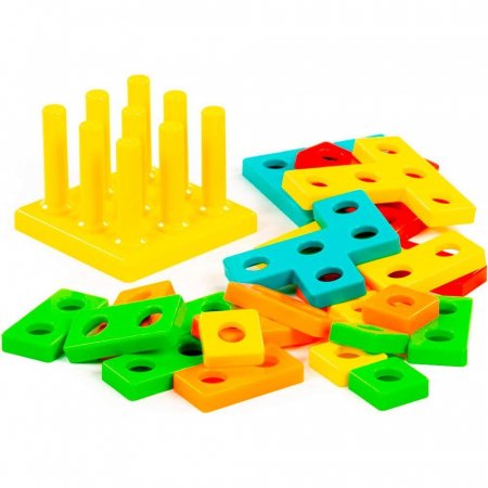 Игрушка развивающая 3D пазл №1, 23 элемента 93646  ПОЛЕСЬЕ