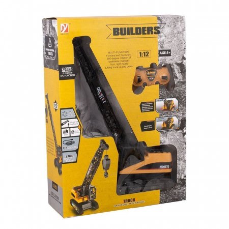 Кран на радиоуправлении BUILDERS USB со звуковыми и световыми эффектами A8863-76 28 см TONGDE