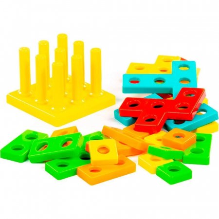 Игрушка развивающая 3D пазл №1, 23 элемента 93646  ПОЛЕСЬЕ