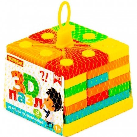 Игрушка развивающая 3D пазл №1, 23 элемента 93646  ПОЛЕСЬЕ