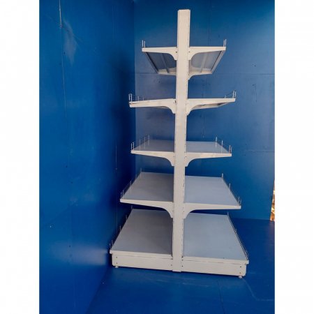 Стеллаж островной торговый  1000x600x2200 5 полок