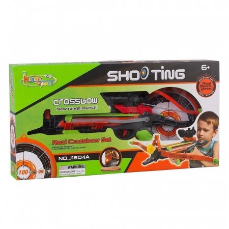 Арбалет KING SPORT со световыми эффектами, мишенью и стрелами J1804B TONGDE