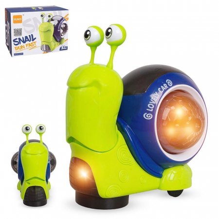 Улитка со звуковыми и световыми эффектами 13см RS-9024C TONGDE