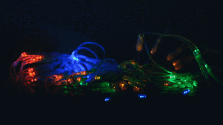 Гирлянда электрическая Сетка для улицы 96 LED цветное свечение 8 режимов прозрачный провод 140*60 см 220 В /Tongde/