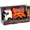 МАЗ, автомобиль с подъёмником инерционный (со светом и звуком) (в коробке) 94025